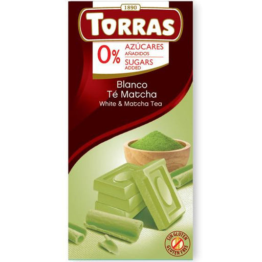 White chocolate with Matcha 75g - Torras - JUG deli