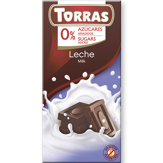 Milk chocolate 75g - Torras
