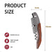 Professional Corkscrew, Wood Grip - JUG deli
