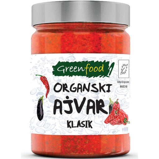 Ajvar Classic organic 280g - Greenfood - JUG deli