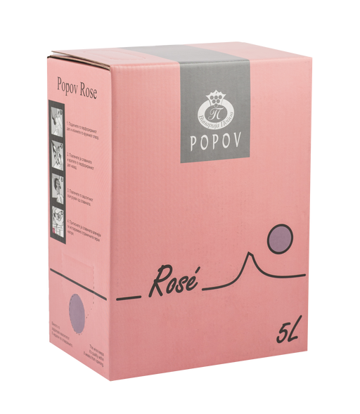 Cuvee Rose, Bag in box 5L - Popov - JUG deli