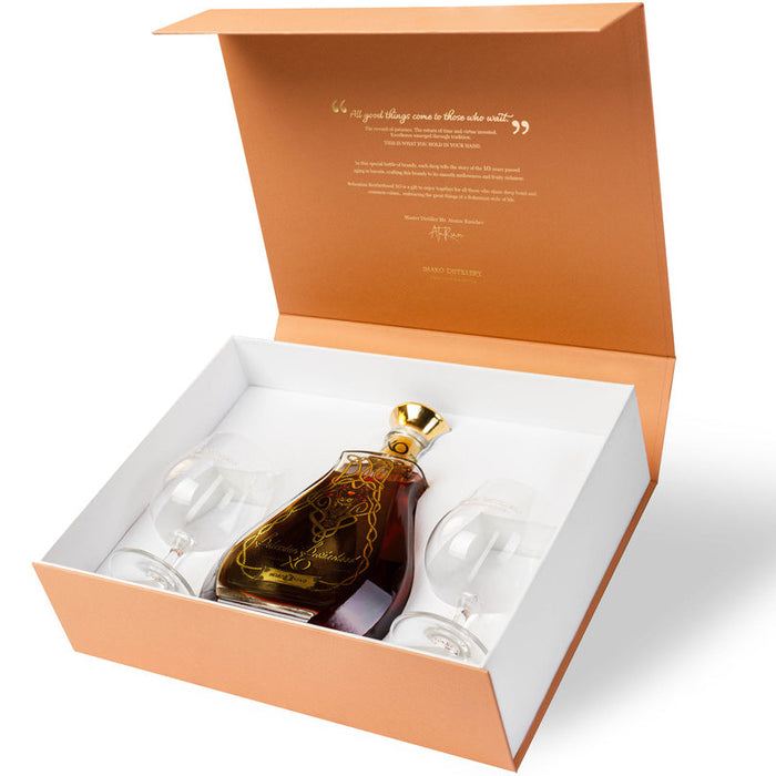 Gift box Bohemian Brotherhood 0,7L with 2 glasses - Imako Vino