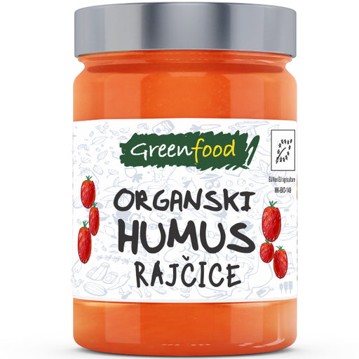 Hummus Tomatoes organic 280g - Greenfood - JUG deli