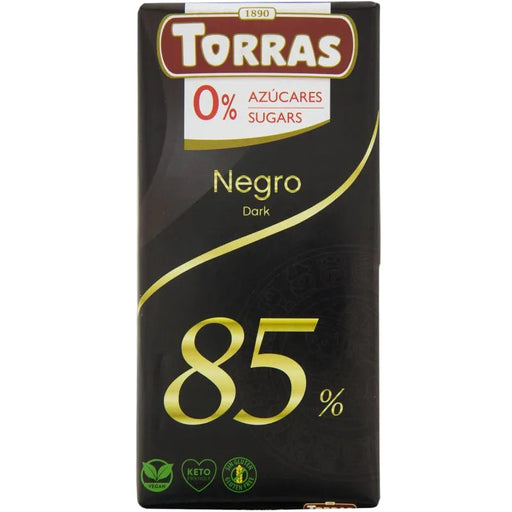 Dark Chocolate 85% 75g - Torras - JUG deli