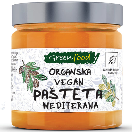 Vegan Pate Mediterranean taste organic 185g - Greenfood - JUG deli