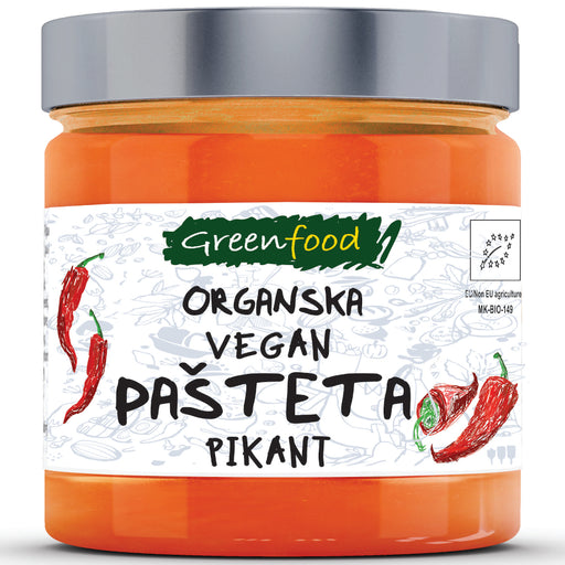 Vegan Pate Piquant organic 185g - Greenfood - JUG deli
