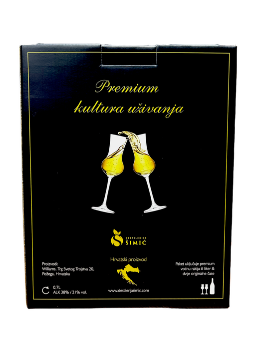 Dunja (quince) Gift box with glasses - Šimić