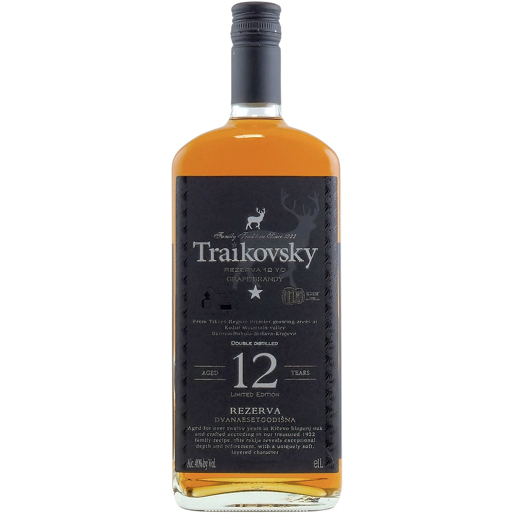 Lozova Rakija Rezerva 12YO 1L - Traikovsky — JUG deli