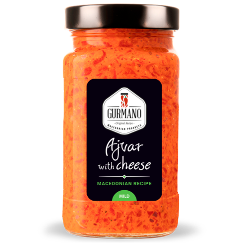 Ajvar with cheese mild 490g - Gurmano - JUG deli