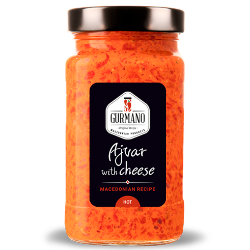 Ajvar with cheese hot 490g - Gurmano - JUG deli