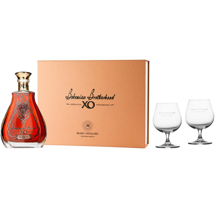 Gift box Bohemian Brotherhood 0,7L with 2 glasses - Imako Vino