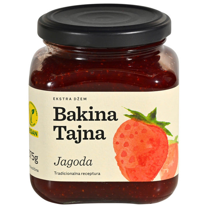 Strawberry extra jam 375g - Bakina Tajna