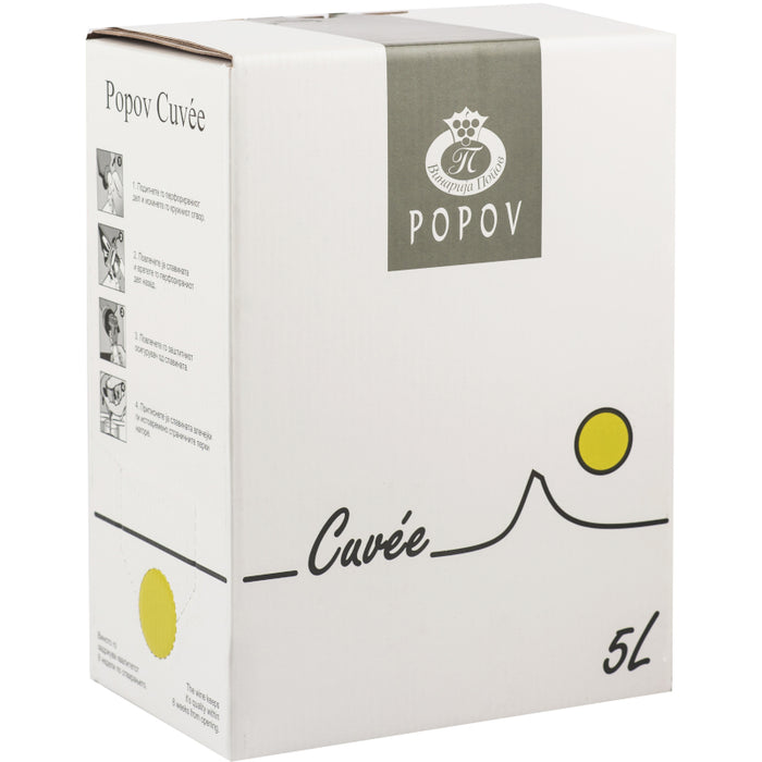 Cuvee White, Bag in box 5L - Popov - JUG deli