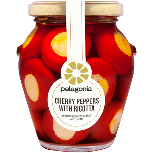 Cherry Peppers with Ricotta 280g - Pelagonia - JUG deli