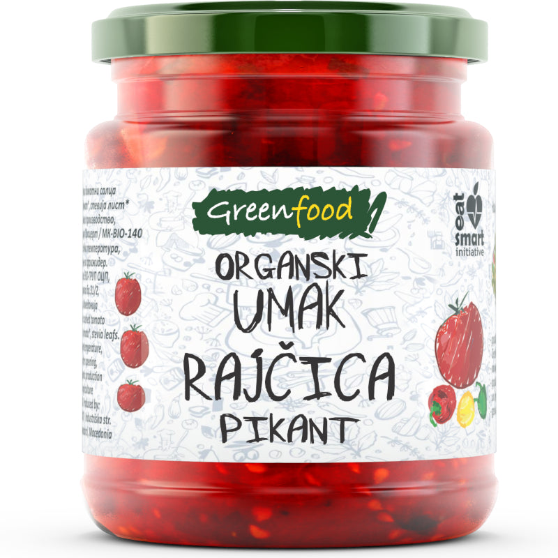 Chunky Tomato Sauce - Pikant organic 260g - Greenfood - JUG deli