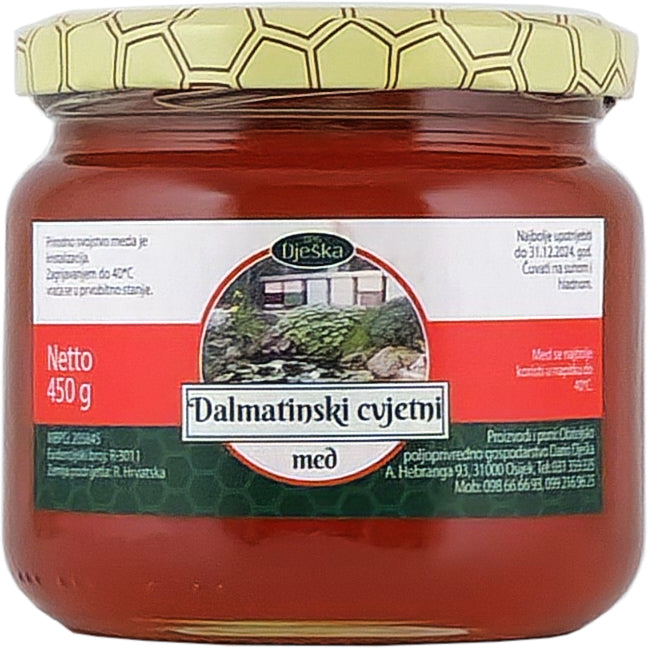 Dalmatian Flower Honey 450g - Dješka