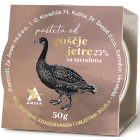 Goose liver pate & Truffles 50g - Anser