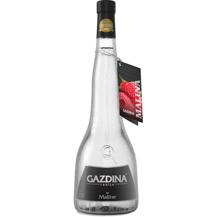 Raspberry Rakija Malina (raspberry) 0,7L - GAZDINA rakija — JUG deli