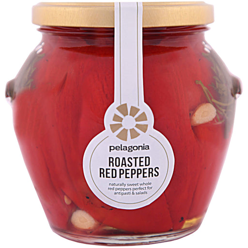 Roasted red Peppers 580g - Pelagonia - JUG deli
